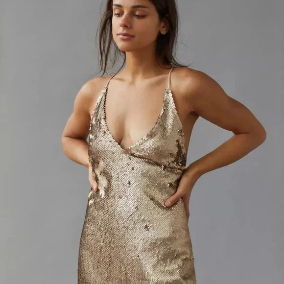 green emerald velvet dress Motel